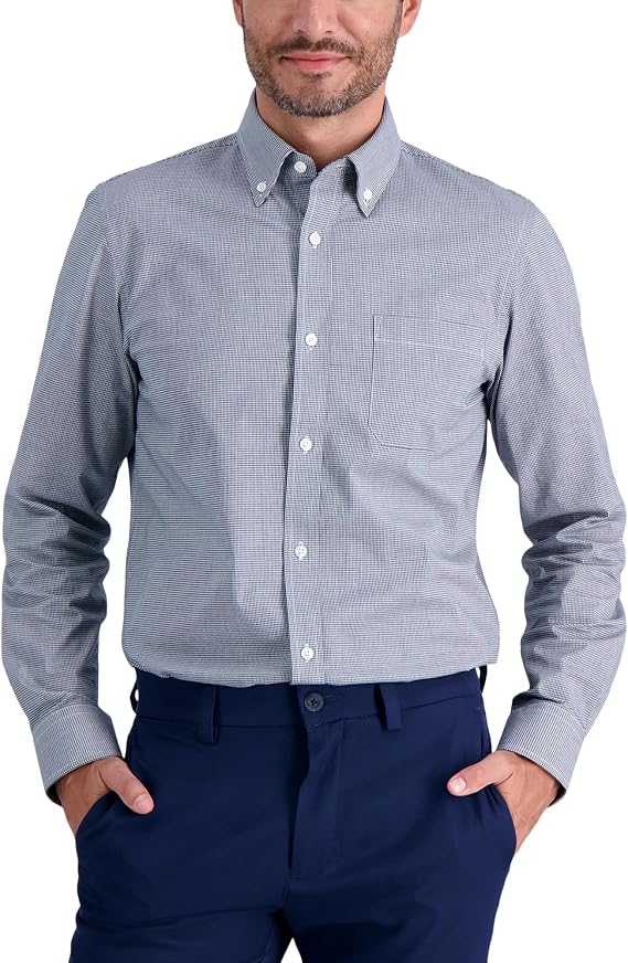 Haggar Men's Premium Comfort Slim Fit Wrinkle Resistant Dress Shirt