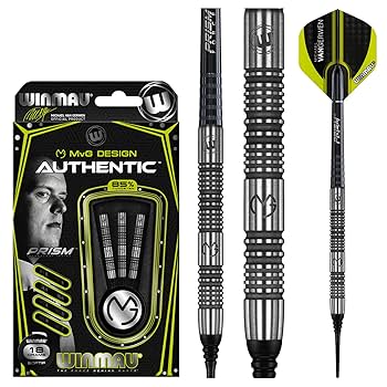 Amazon | WINMAU Michael van Gerwen MvG Authentic Tungsten