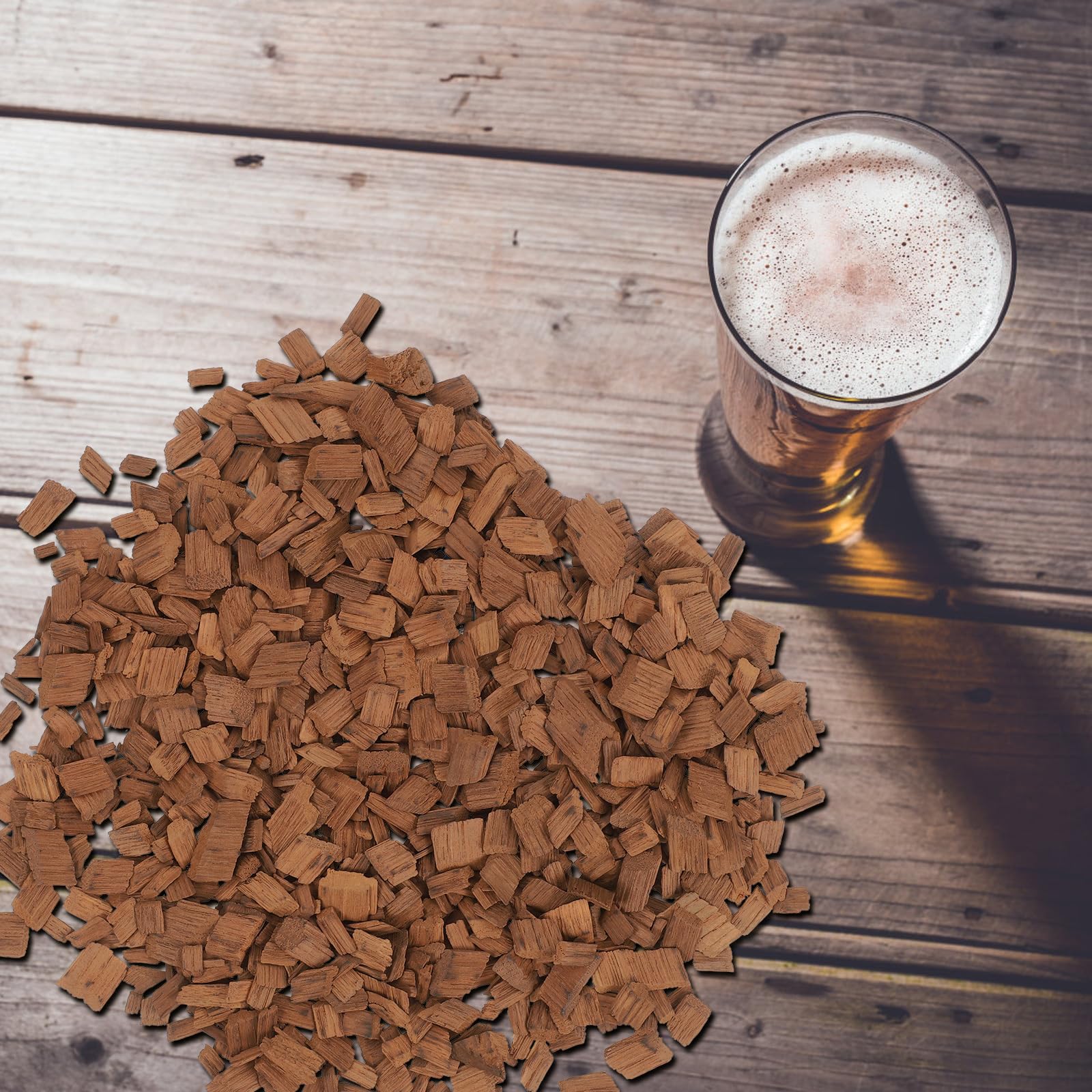 PRETYZOOM - 100g Trucioli di Quercia Francese per Vino Rosso e Whisky, Trucioli di Rovere per Fermentazione, Tostatura Media