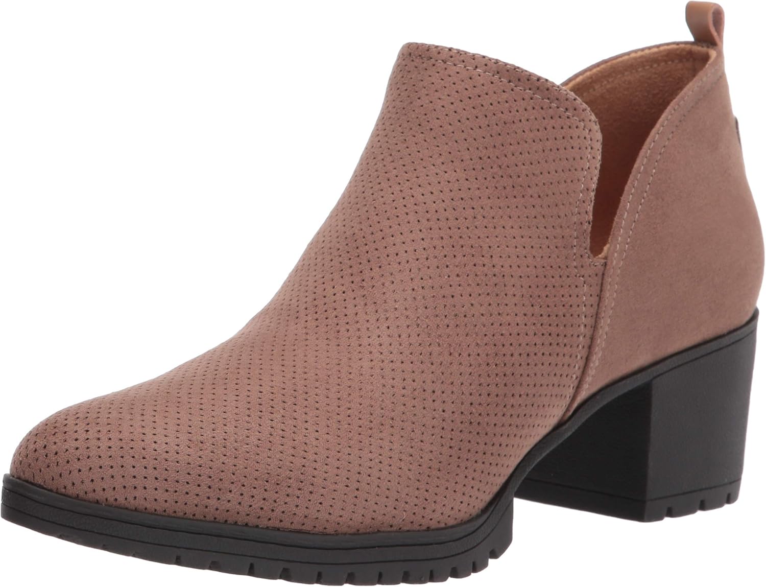 Dr. Scholl's Shoes Women's Loveit Ankle Boot, Brown Microfiber, 10