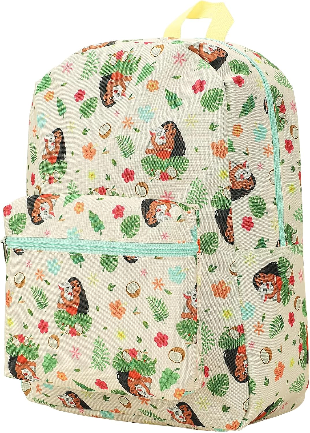 Bioworld Disney's Moana Pua and Moana 16" Kid's Backpack For School And Travel