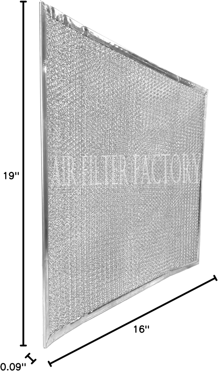 Air Filter Factory metal mesh filter with dimensions 19 inches by 16 inches by 0.09 inches