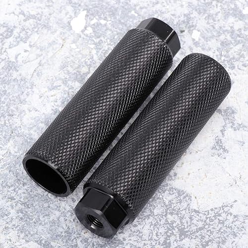 Miniatura 5 de LIOOBO 1 par de pedales de bicicleta de metal de repuesto para cilindro de asiento de bicicleta, pedales de acrobacia, accesorios de ciclismo,