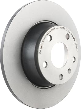 Brembo 08.9769.11 UV Coated solid Rear Brake Rotor AUDI OE# 8J0615601