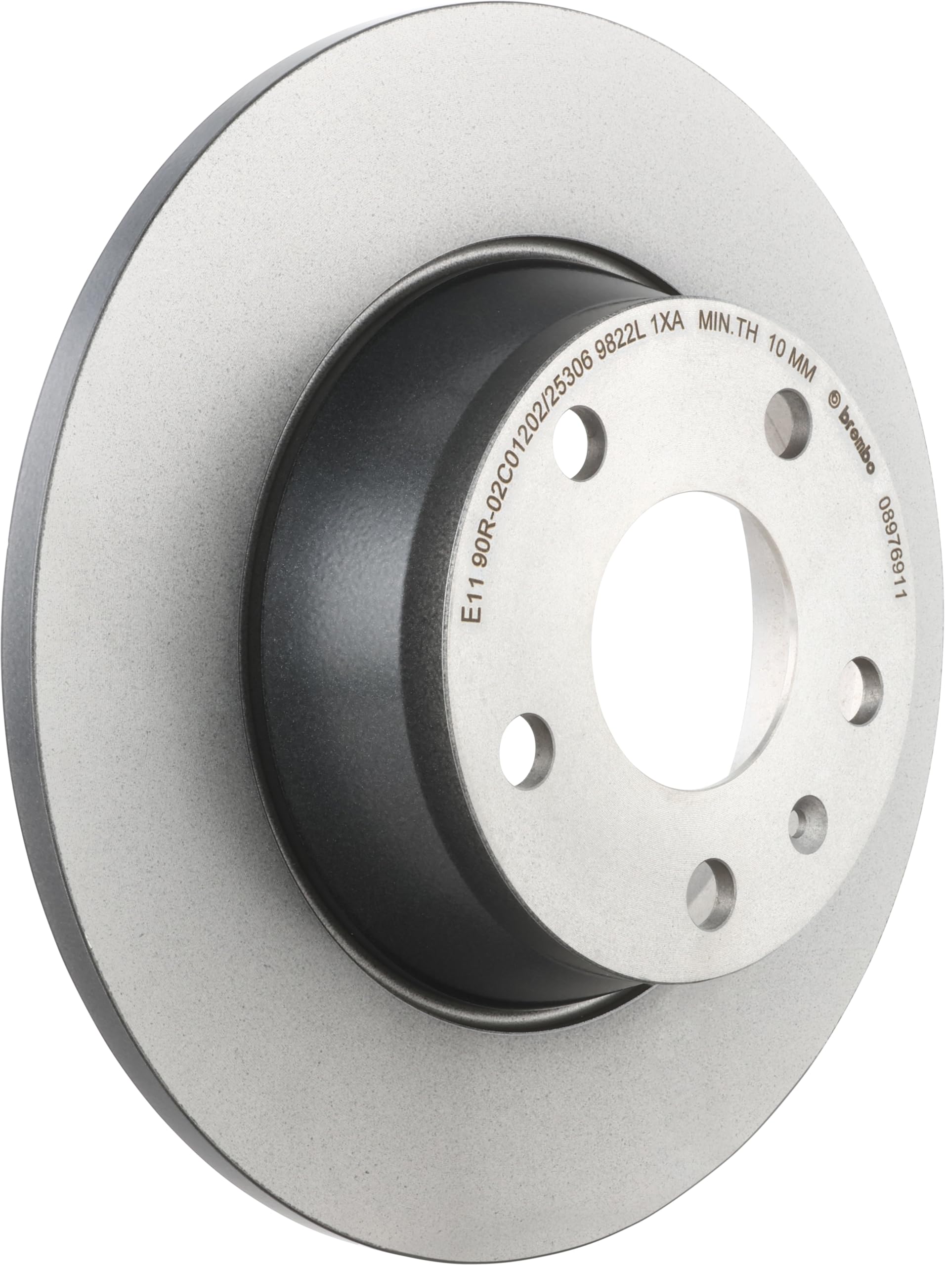 2x Brake Discs Pair Solid fits AUDI TT 8J3, 8J9 2.0 Rear 06 to 14 286mm Set New