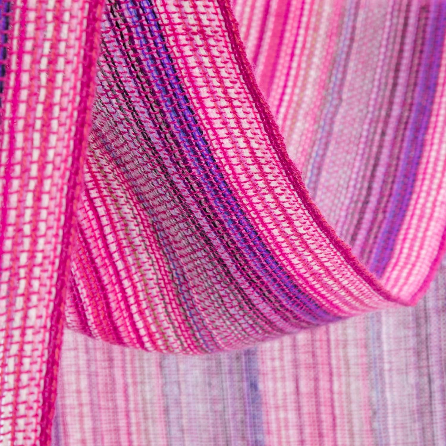 GreaterGood Hand-Loomed Colorful Lightweight Fashion Alpaca Scarf Fair Trade Hypoallergenic Soft Wrinkle Resistant Handmade Artisan Gift