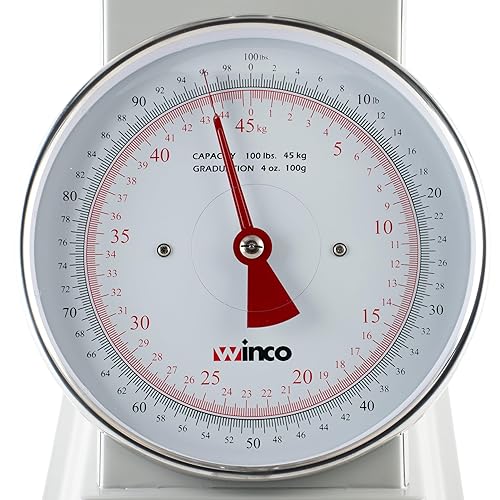 Vista 24 de Winco Escala de recepción analógica con dial, 6.5