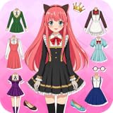 Anime Girl Fashion Doll Dressup Princess   Barbie Makeover DIY Game