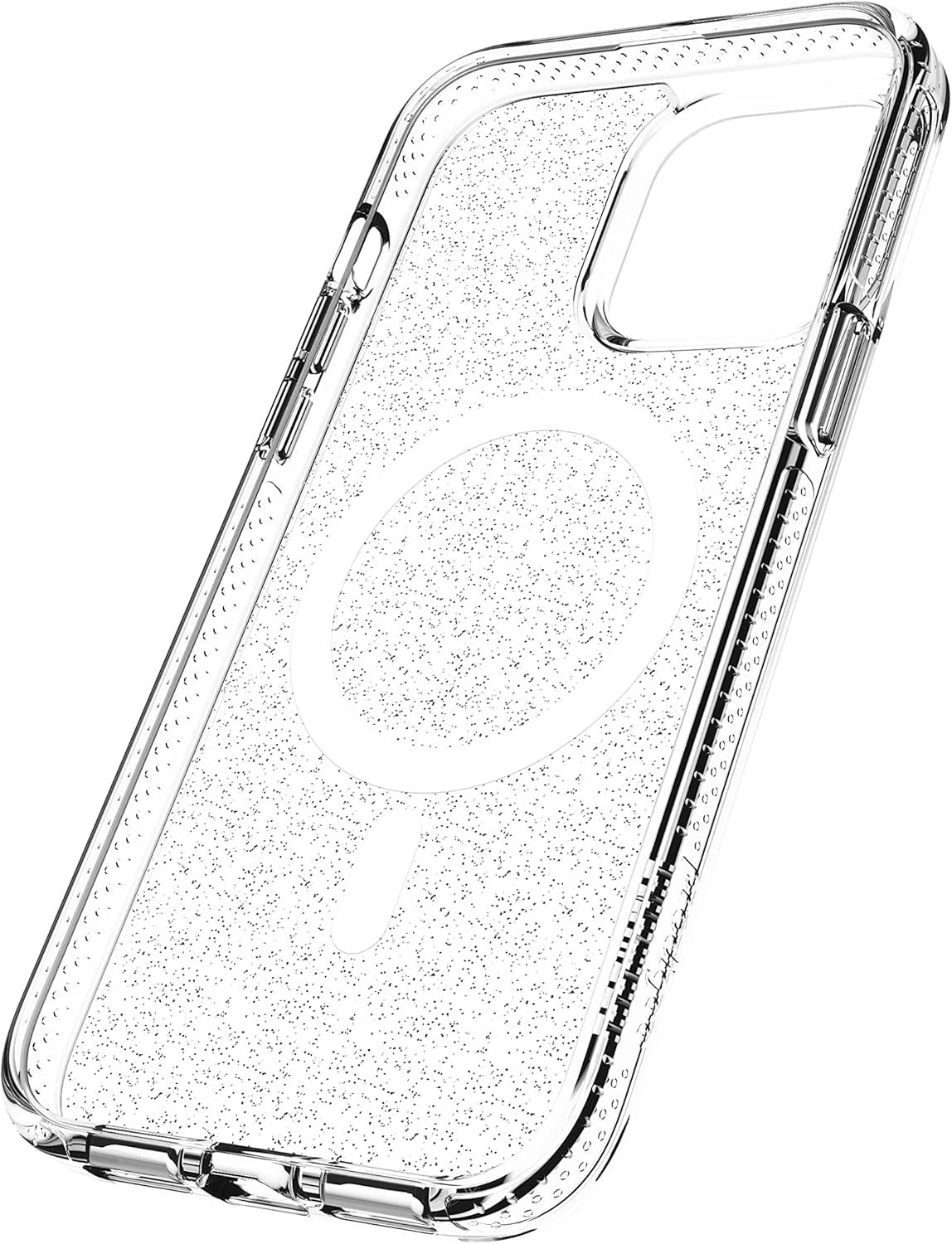 Prodigee iPhone 14 Pro Max Superstar Clear + Mag|Sparkle Glitter Transparent|Drop Tested |Dual Layer Cover| Wireless Charging Compatible|Shockproof |Scratch Resistant | 6.7 inch |