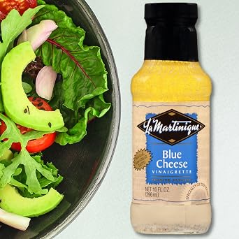 La Martinique Blue Cheese Vinaigrette Dressing 10 Ounce (Pack of 6)