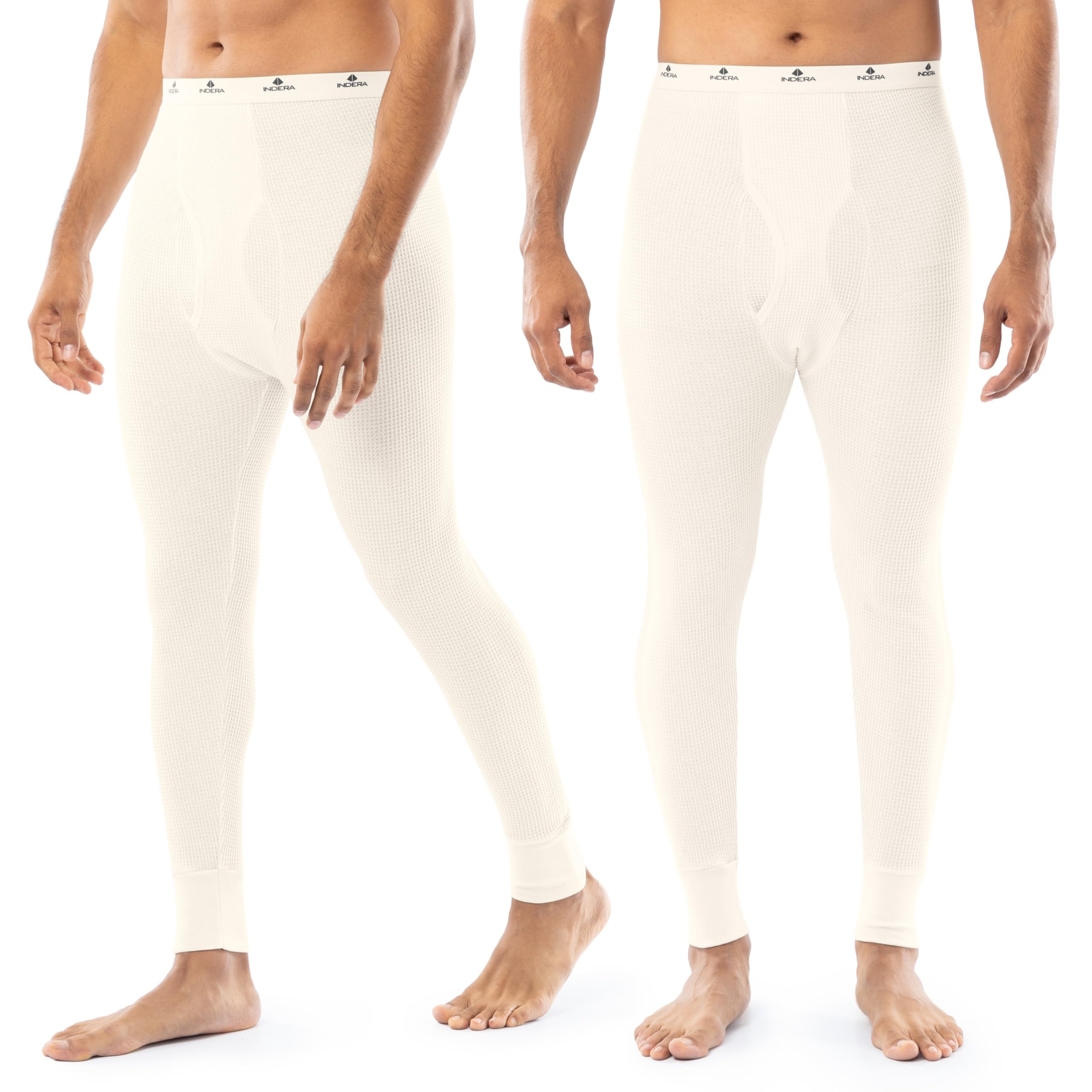 Indera Men's Traditional Waffle Thermal Long Johns Underwear