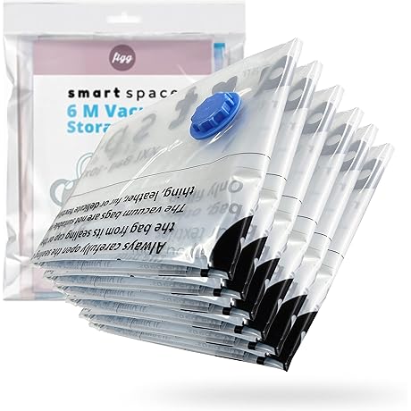 figg Vacuum Compression Storage Bags 6 Pack