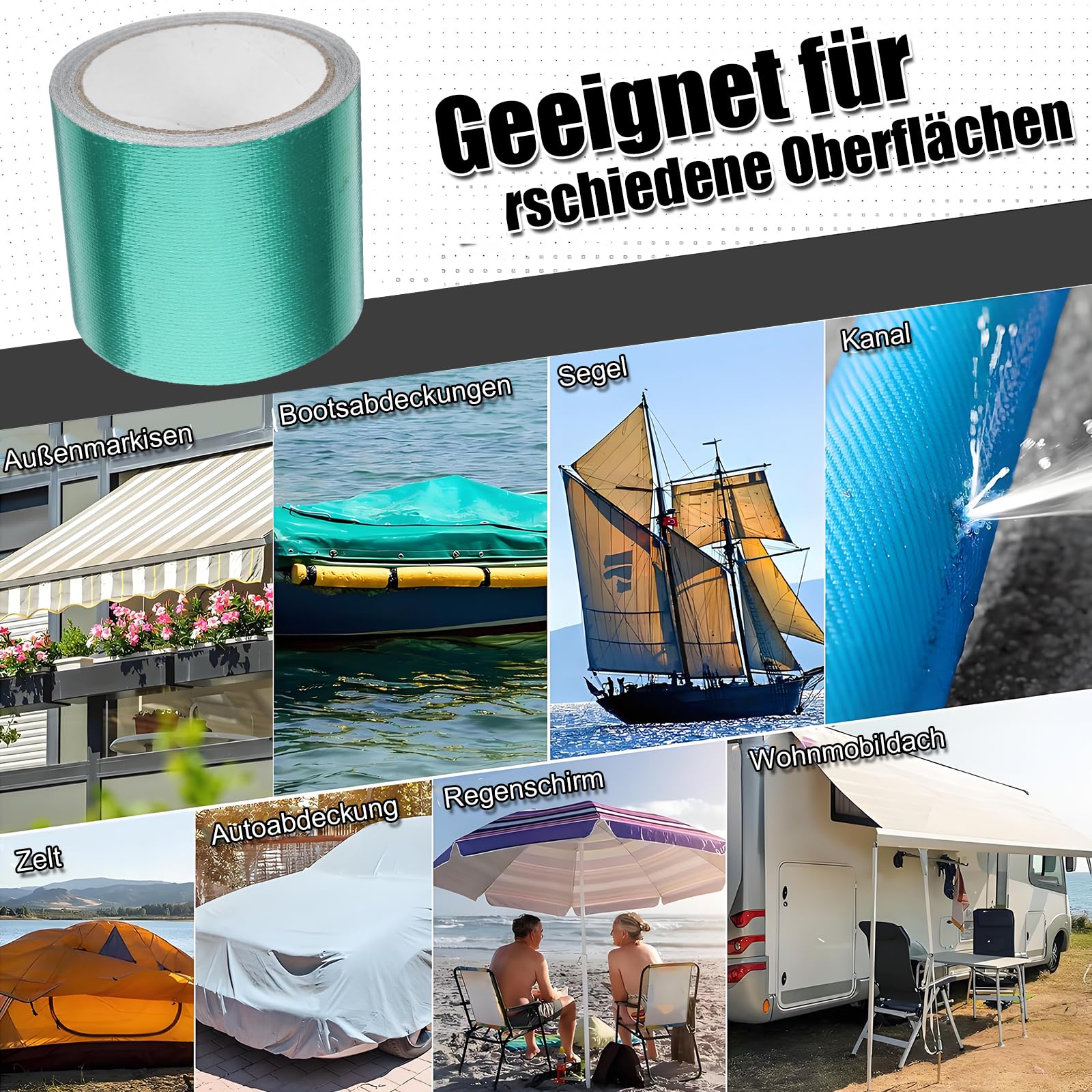 markisen reparatur kleber KADIO Zelt Reparaturset Grün Color:009-BLK/LIME Stabhängematte beige/grau mit Kissen CAO Import