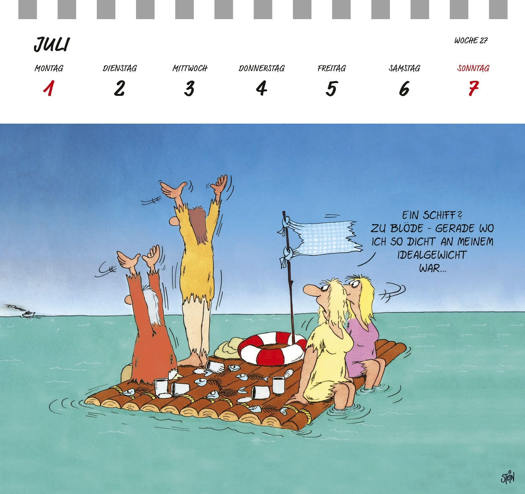 Uli Stein Postkartenkalender 2024