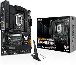 ASUS Placa-mãe TUF GAMING B760-PLUS WIFI Intel B760 LGA 1700 ATX, pronta para CPU Intel® Core de 14ª, 13ª e 12ª geração, estágios 12+1+1, PCIe 5.0, 3x M.2, DDR5, 2.5G, USB 3.2 Type-C®, Thunderbolt 4™,