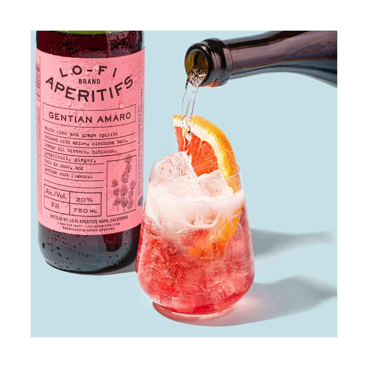Lo Fi Gentian Amaro, 750 ML