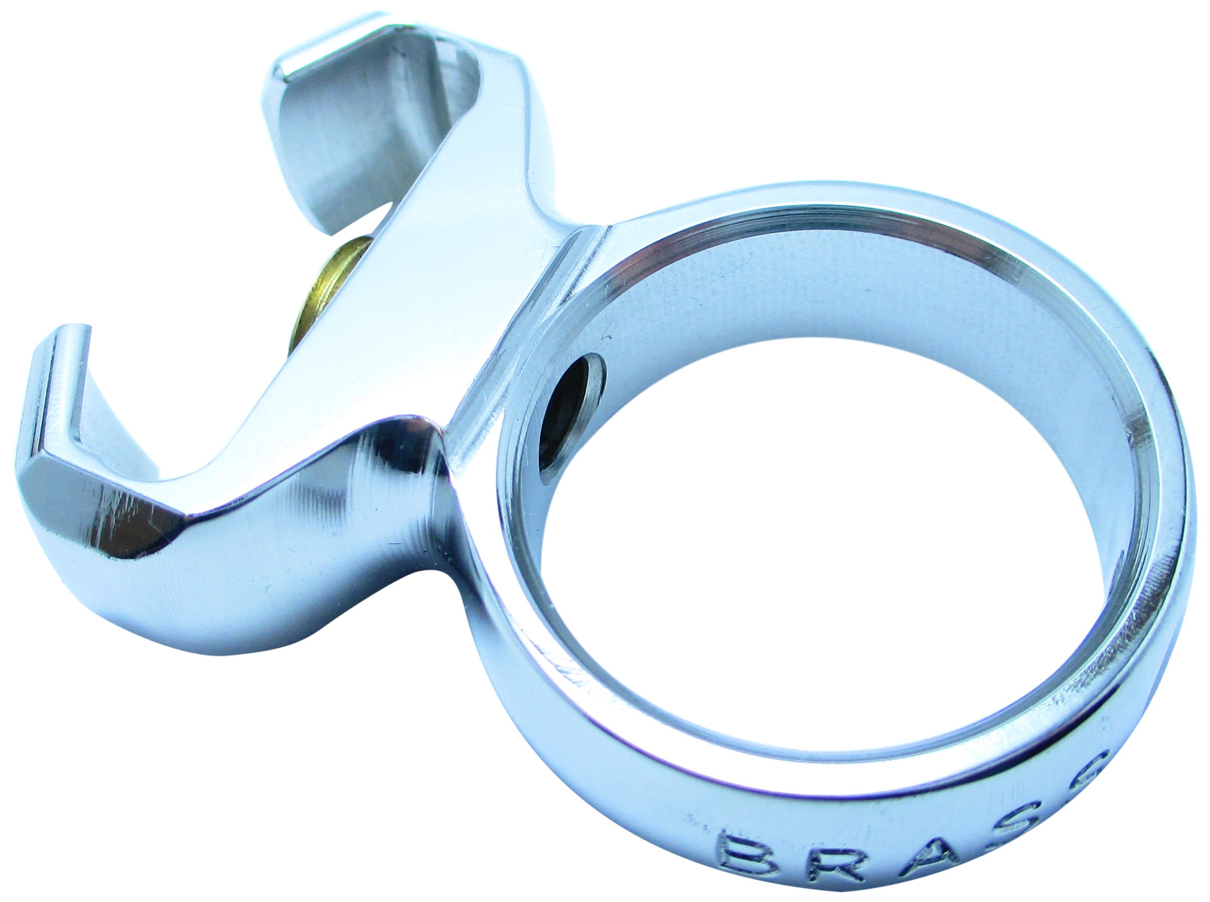 Brass Stacker MNCKSPRP Cocking Knob Safety Pull Ring for Mosin Nagant Rifles, Polished