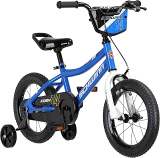 Schwinn Elm & Koen Kids Training Bike 12-20 Inch Wheels, Adjustable Seat Grows with Child Ages 2-13, SmartStart Ergonomic Design