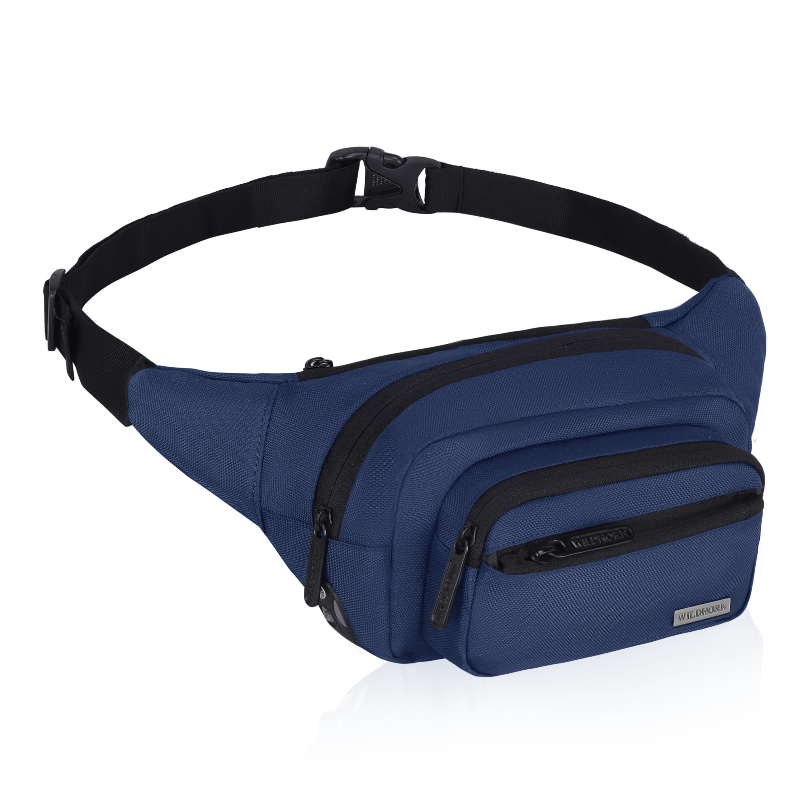 wildhorn Waist Bag for Men Women I Ultra Strong Stitching, Sturdy Zipper, Waterproof Pocket, Large Fanny Pack for Hiking Travel Camping Running Sports Outdoors,with Adjustable Strap (Blue)-picture-22