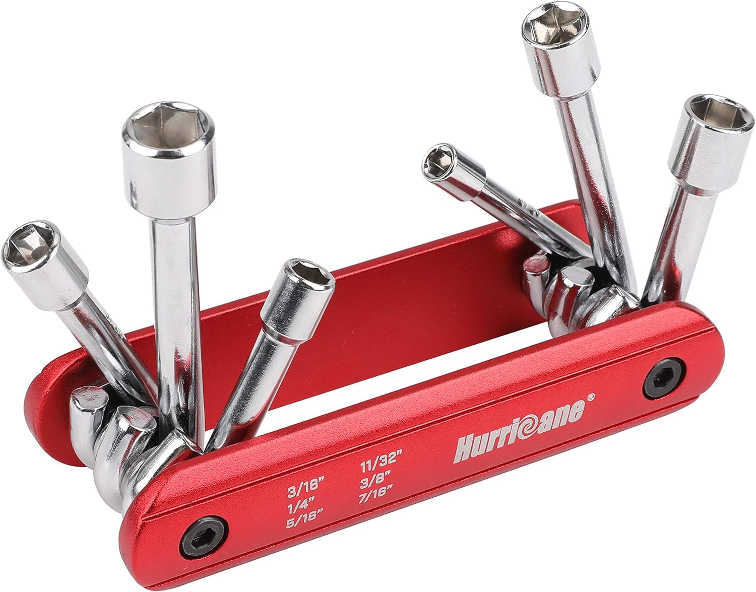 Folding Nut Driver Set SAE 6-In-1 Aluminum Handle by Hurricane : Tools & Home Improvement