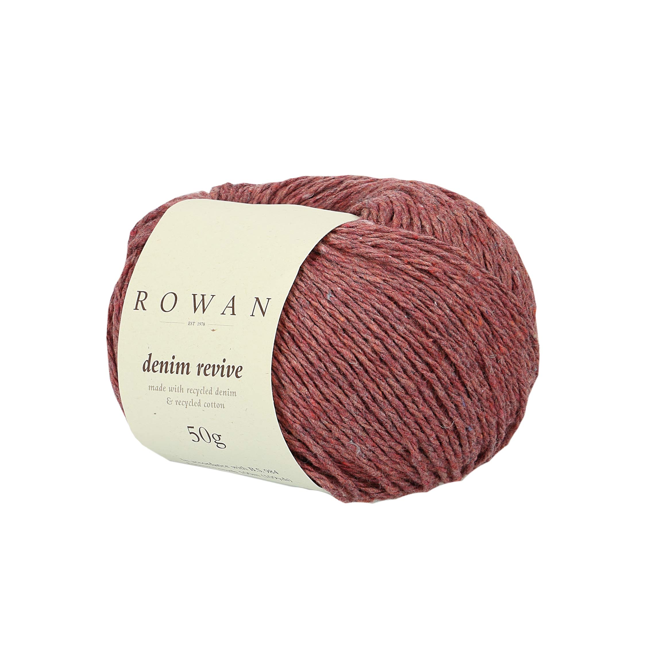 Rowan Denim Revive Lip. 95% Cotton 5% Other Fibers Yarn - 50g