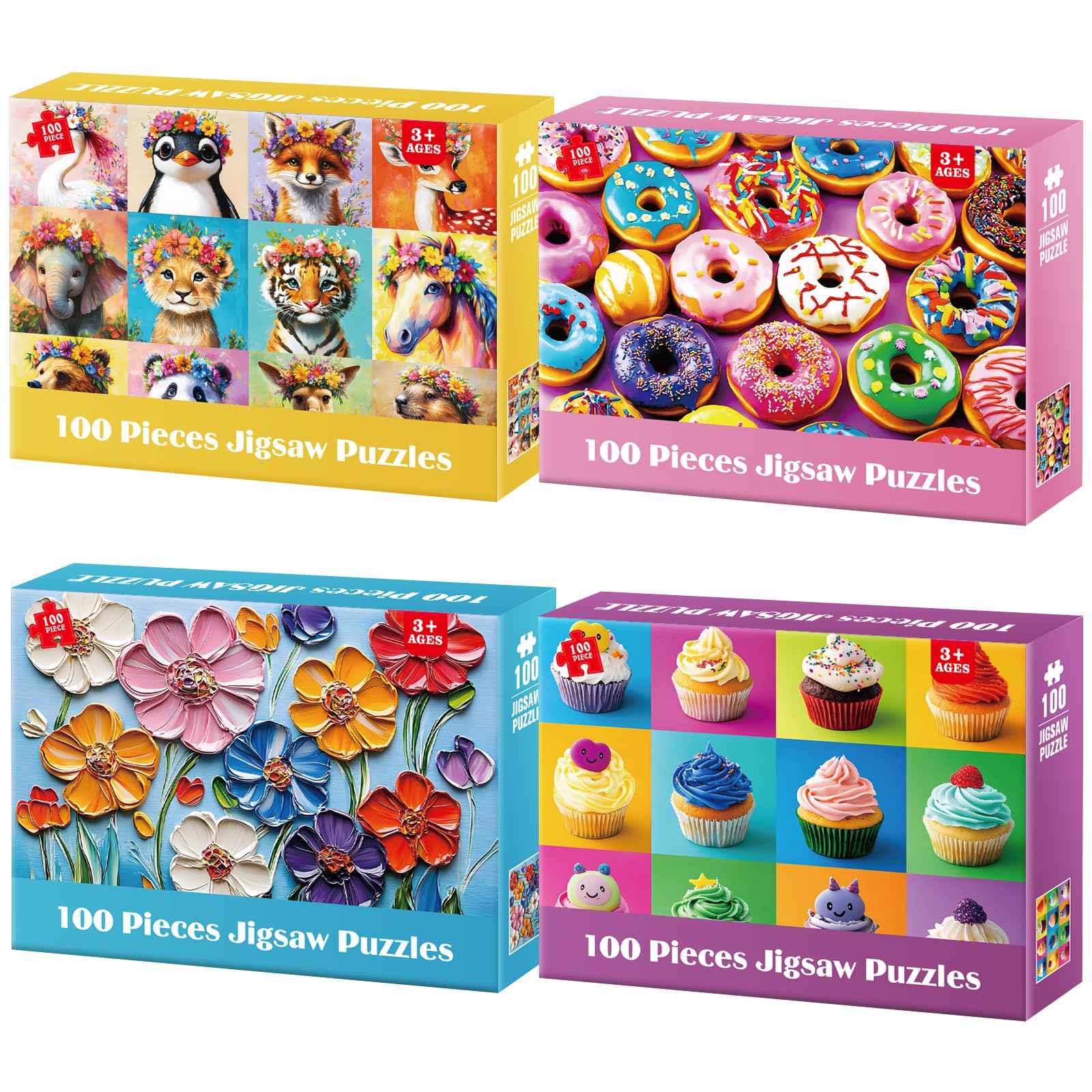 100 Piece Puzzles for Kids Ages