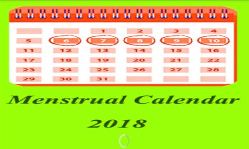 Menstrual Calendar 2018