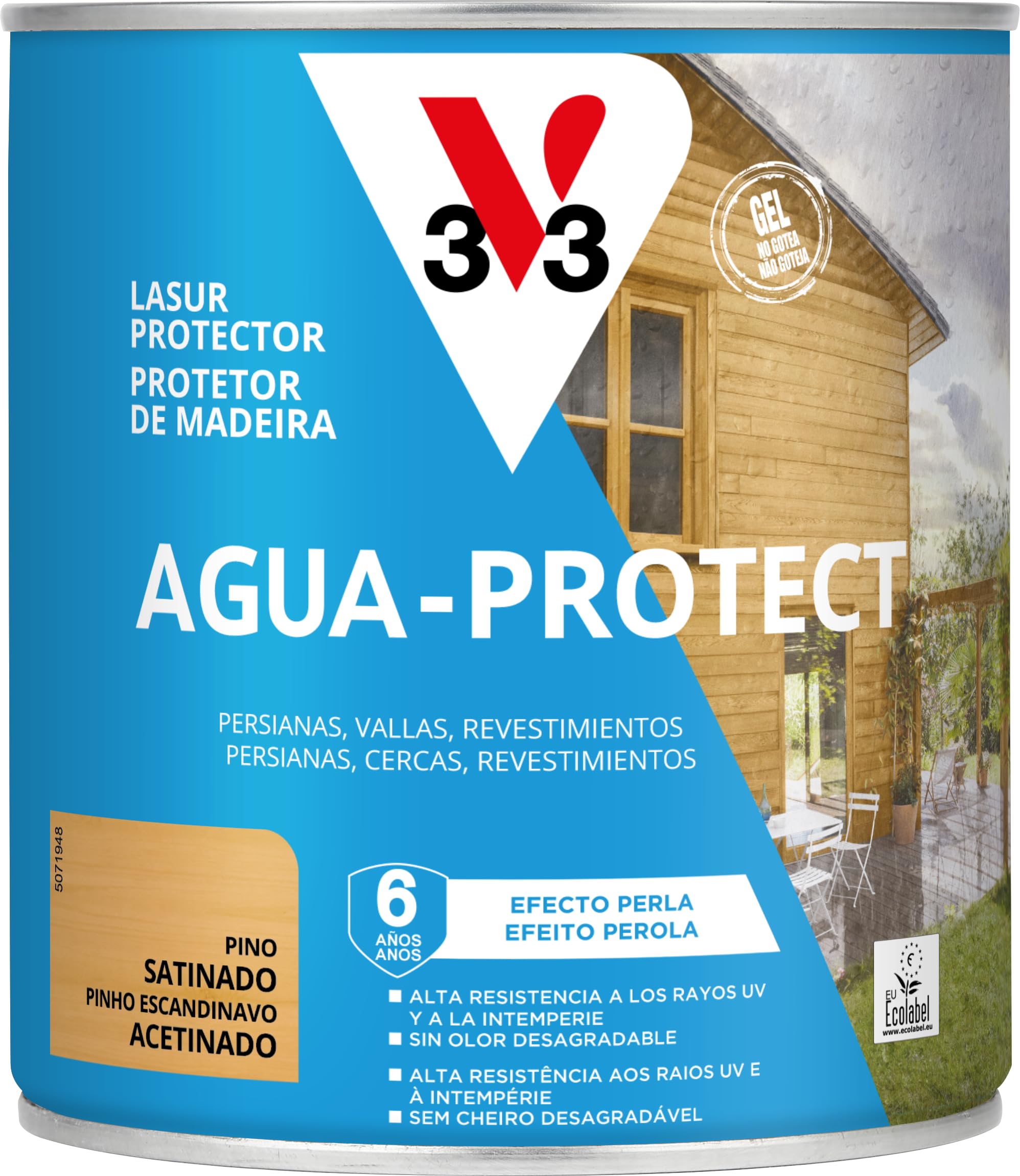 V33 - Protector decorativo agua protect pino 0,​75l