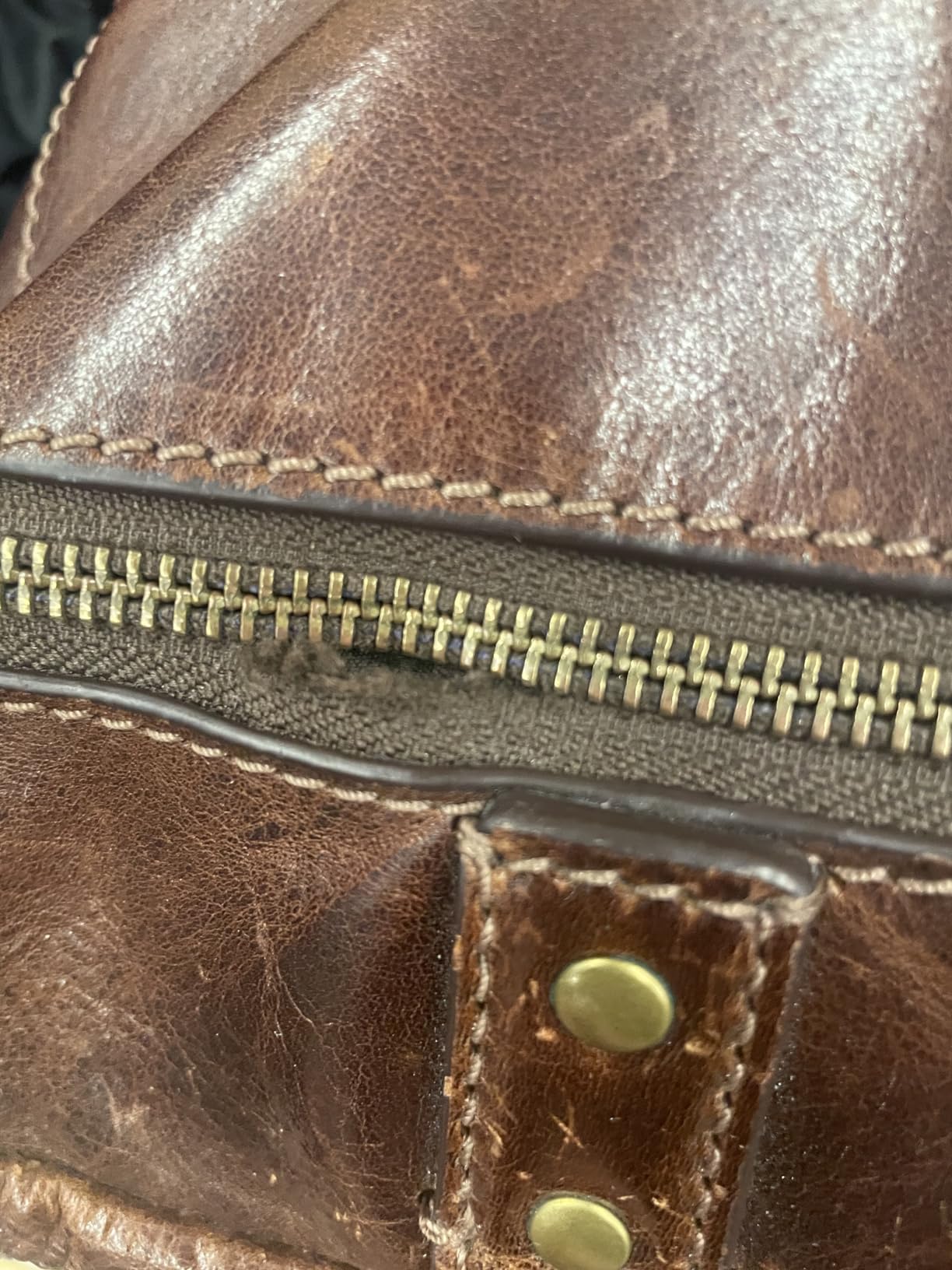 Fossil Men's Haskell or Asher Leather Messenger Briefcase