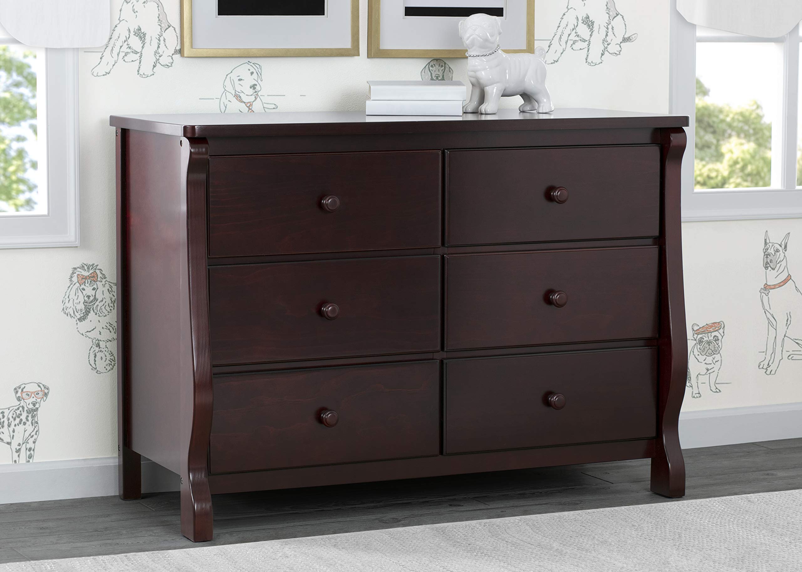 Delta Children Universal 6 Drawer Dresser, Espresso Buy Online in UAE