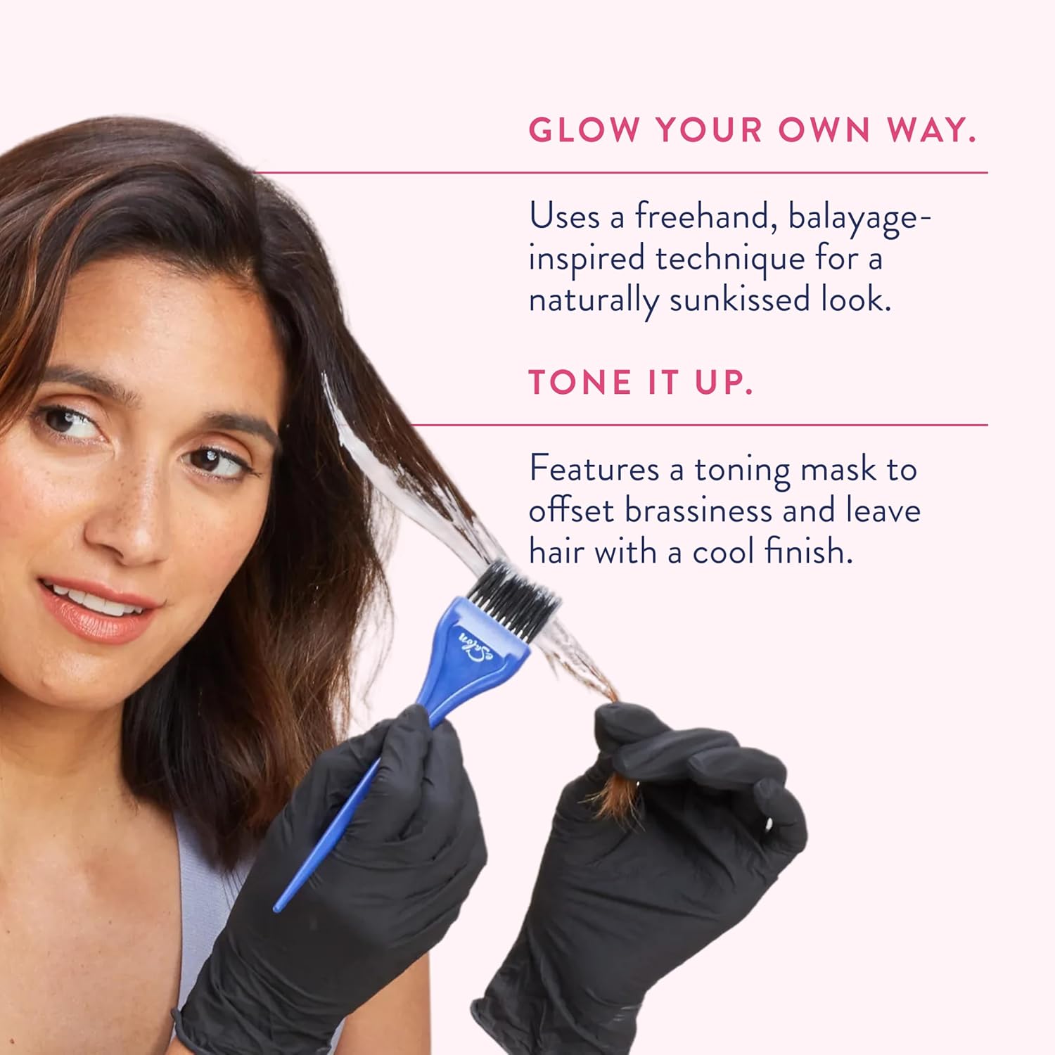 eSalon Light Set, Balayage Hair Highlighting Kit, Professional Grade At-home Highlighting Kit (Dark Brunette)