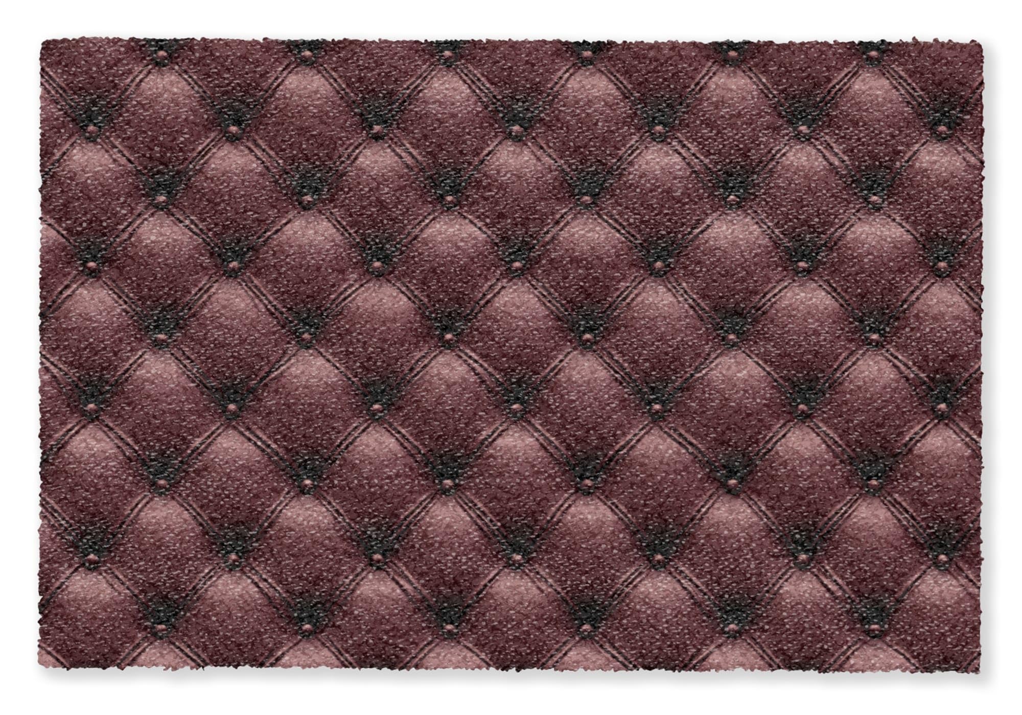 MuchoWow© Felpudo 40x60 cm Entrada Casa Tapete Goma Original Alfombrilla Interior Exterior Lluvia Gracioso Graciosos Divertidos Divertido Piel - Estampado - Burdeos