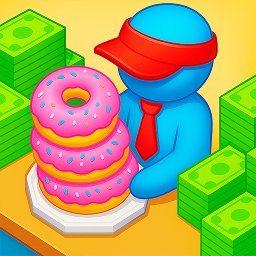 Donut Empire Tycoon Business Rush: Sweet Bakery Restaurant Idle Cafe Shop Simulator Game