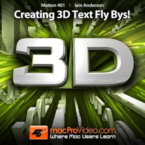 Creating 3D Text For Motion