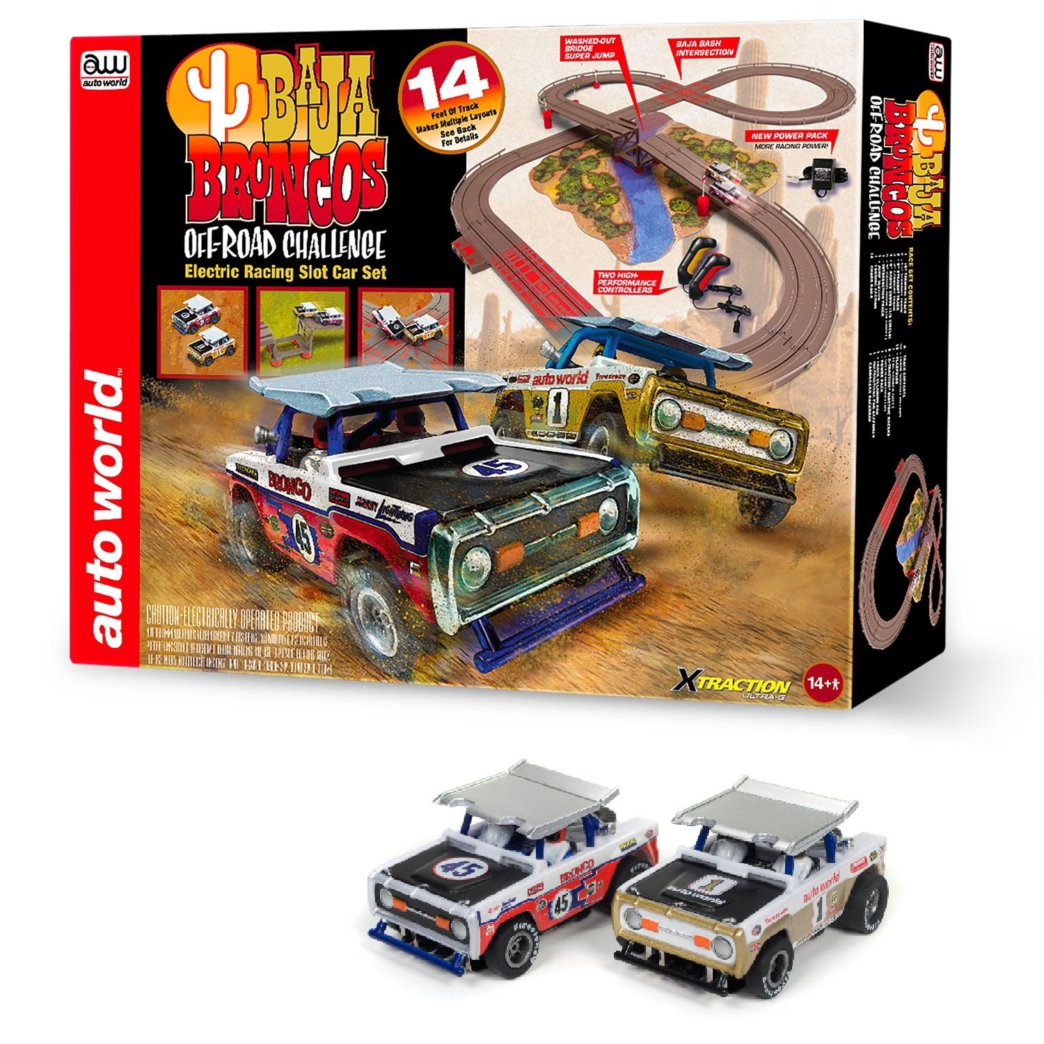 Autoworld slot car set