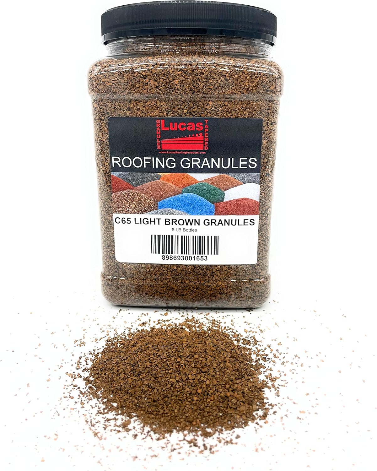 Roofing Granules 6 lb Bottle (C93 White)