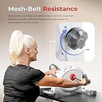 Vista 5 de Sunny Health & Fitness Smart Under-Desk Bike Exerciser, Low-Impact Cardio Cycling Equipment for Home/Office, Mini Paddler for Arm/Leg Mobility