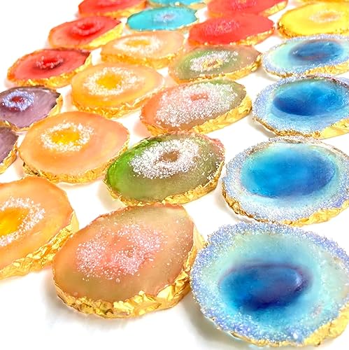 Miniatura 3 de Kohakutou - Caramelo de cristal de geoda, todos los dulces veganos naturales sin gluten, caramelos de gelatina de cristal comestibles, gemas