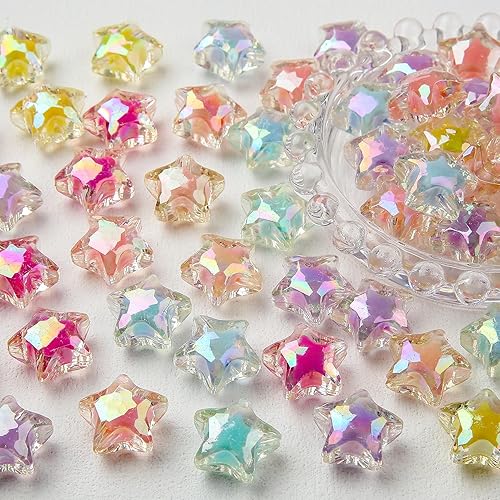 BERMRO Cuentas acrílicas de 0.631 pulgadas (0.630 in), cuentas redondas de acrílico, cuentas espaciadoras sueltas coloridas para manualidades