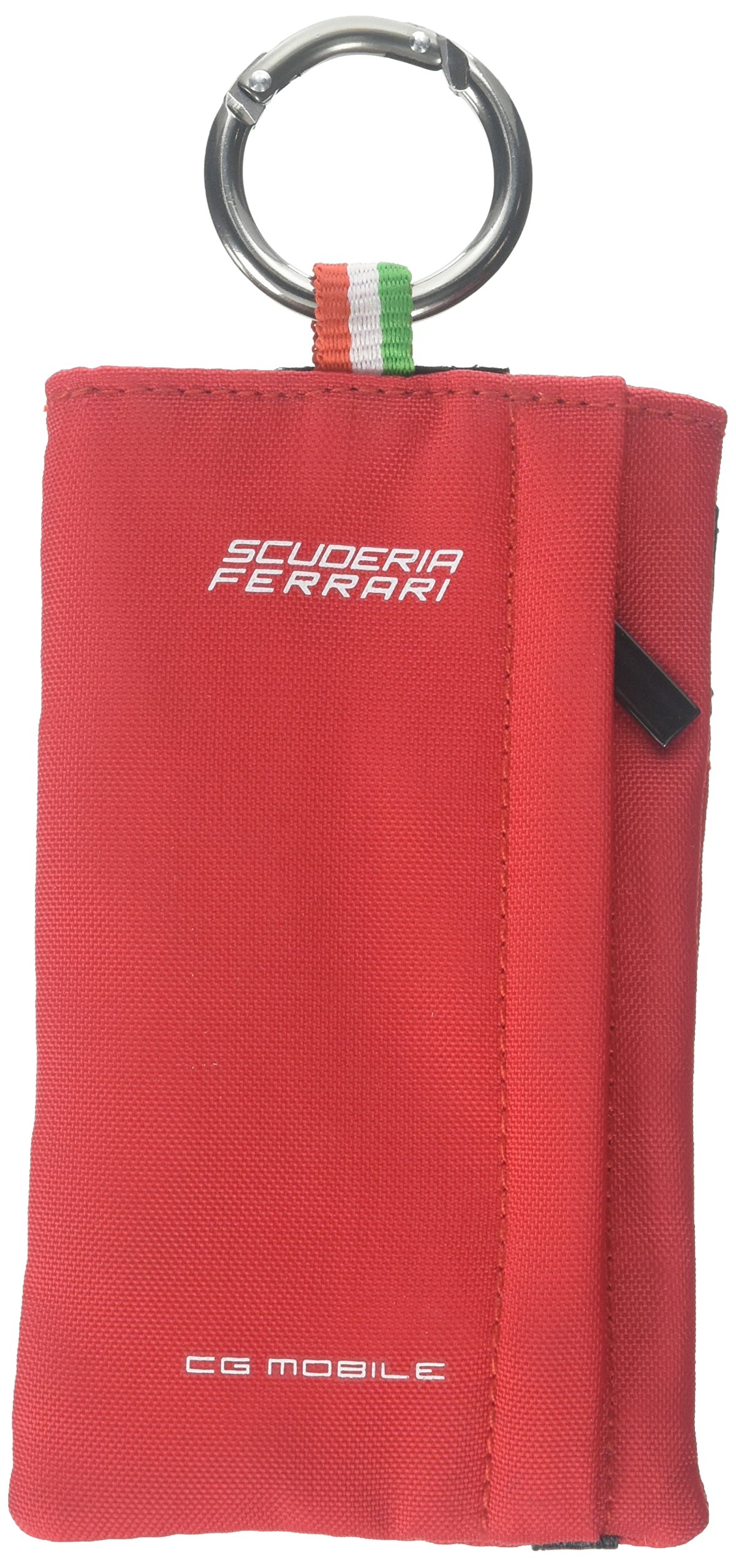 MastersClub Inc. FEPOV2BL Mobile Pouch - 1 Pack - Retail Packaging - Red and Black