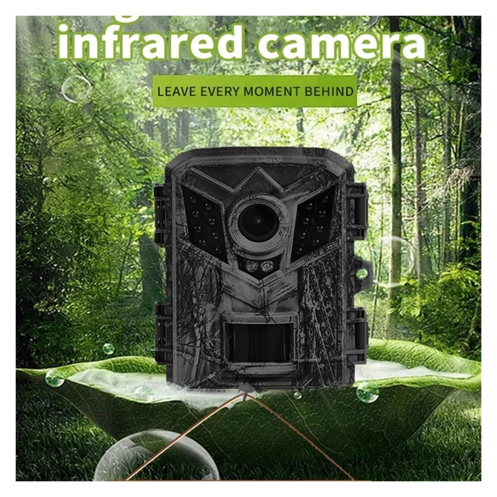 Cámara Vida Silvestre Videocámara De Cámara Caza Animales con Sensor Visión Nocturna Infrarroja For Exteriores HD Monitoreo Confiable Preciso