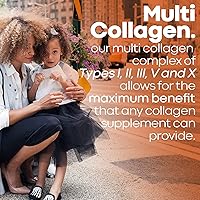 Vista 8 de Gomitas de colágeno múltiple con cápsulas de colágeno múltiple tipo I, II, III, V y X péptidos de proteína y complejo de órganos