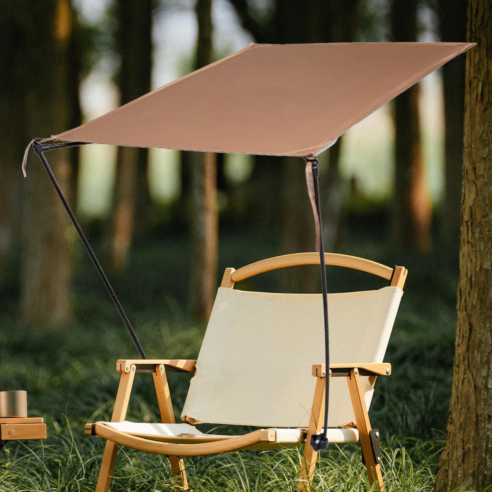 Zadaszenie Do Krzeseł Trawnikowych Przenośna składana osłona | Składany daszek do krzesła kempingowego Outdoor, Sport, Plaża, Wędkarstwo, Wędrówki, Podróże,