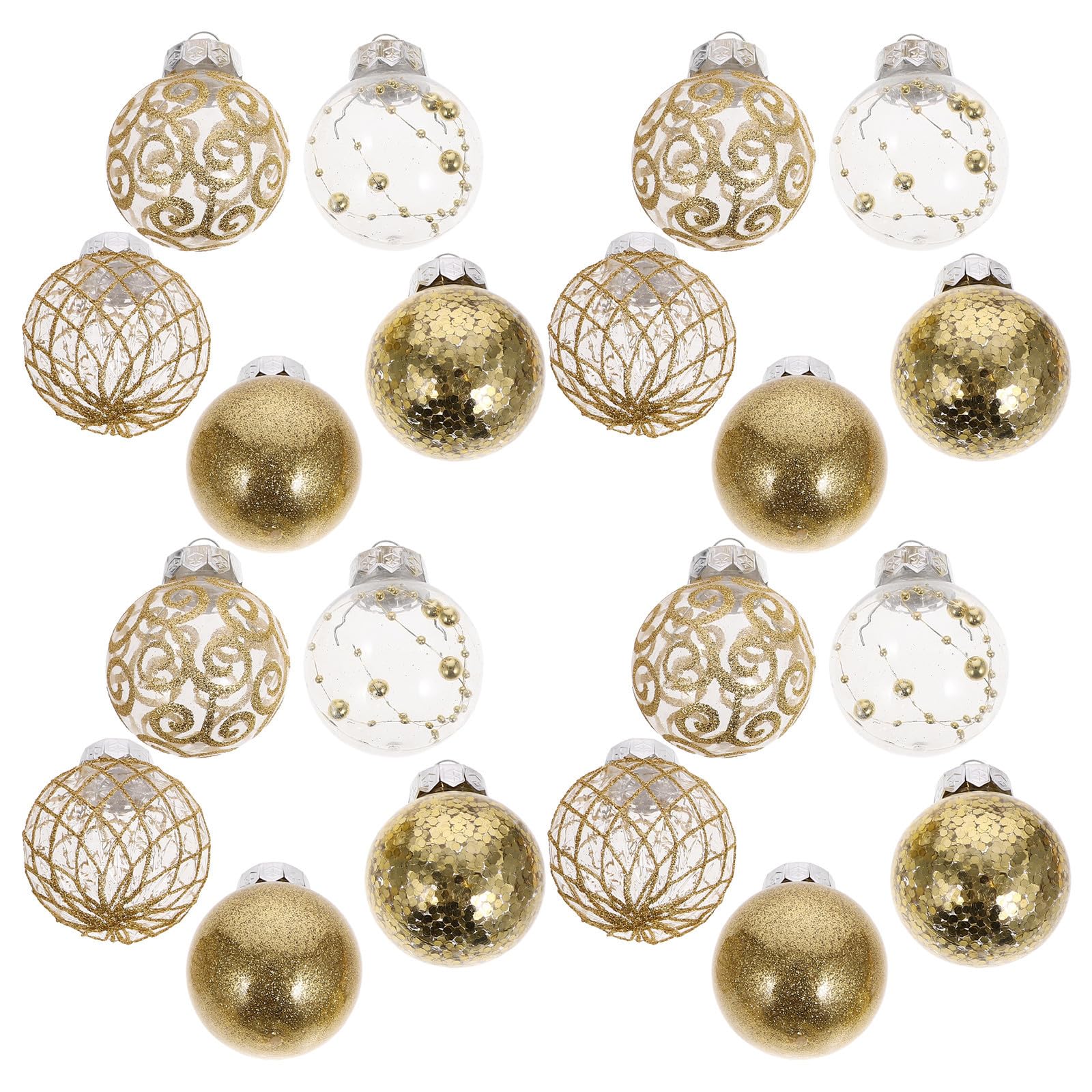 Toyvian 90 Pièces Boules de Noël Suspendues pour Sapin, Décoration
