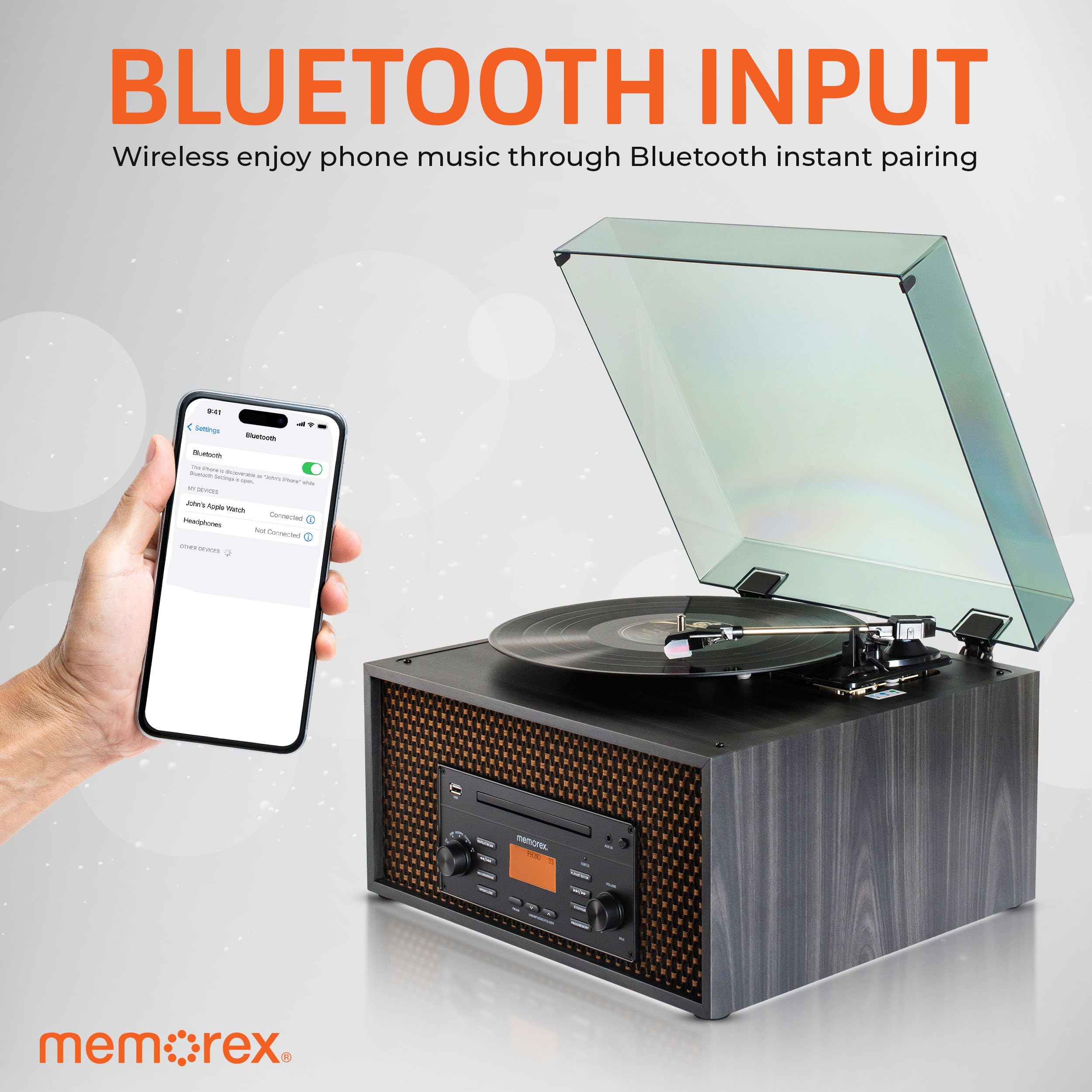 Amazon.com: Memorex MX-TT700 | 7-in-1 Nostalgic Wooden Music