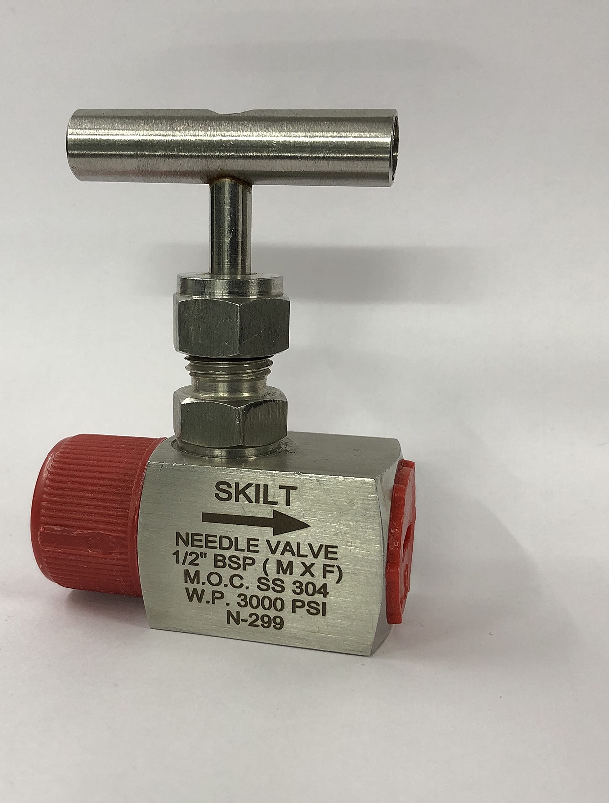Needle Valve, Size: 1/2", MxF