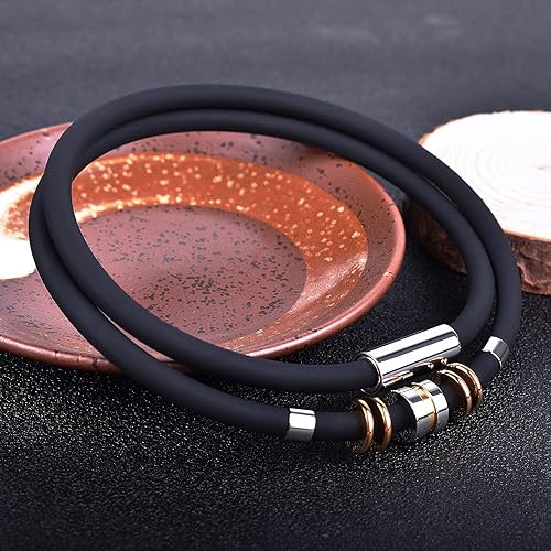 Miniatura 7 de BCletty Necklace, Silicon Germanium, Magnetic Joint, Static Elimination, Necklace, Static Elimination Goods, Antistatic, Stainless Steel, Fashion,