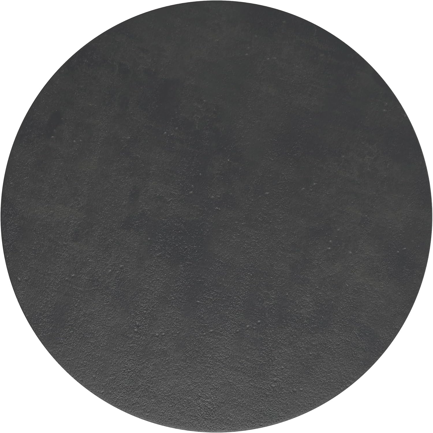 SIMPLIHOME Charmaine Round Pedestal Coffee Table - 30 inch Wide Metal Living Room Table in Black Nickel, Contemporary Accent Centerpiece with Sturdy Base and Sleek Design, Assembled