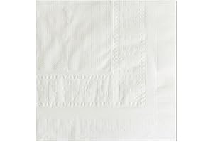 Hoffmaster 210130 Cellutex Tablecover, Tissue/Poly Lined, 54 in x 108", White (Case of 25)