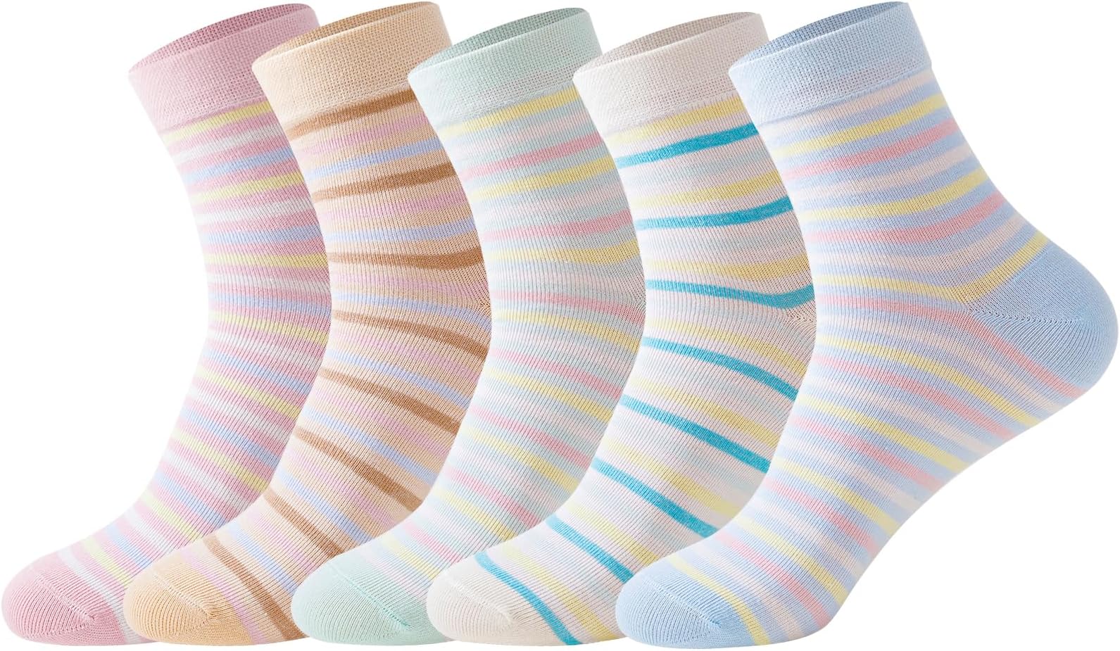 Women's Breathable Cotton Mesh Ankle Socks - Lightweight and Comfortable for Spring and Summer